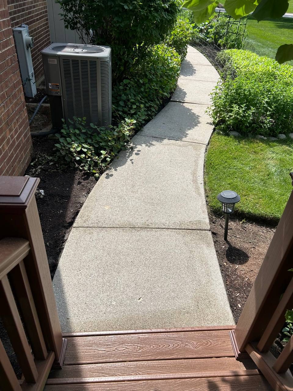 Garden path &mdash; after