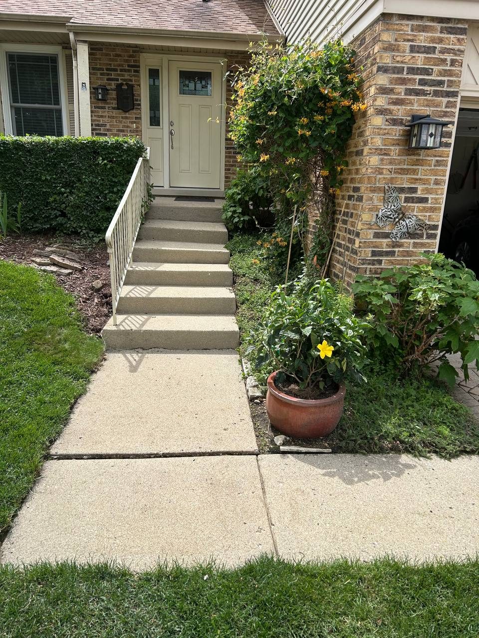 Entry steps &mdash; after