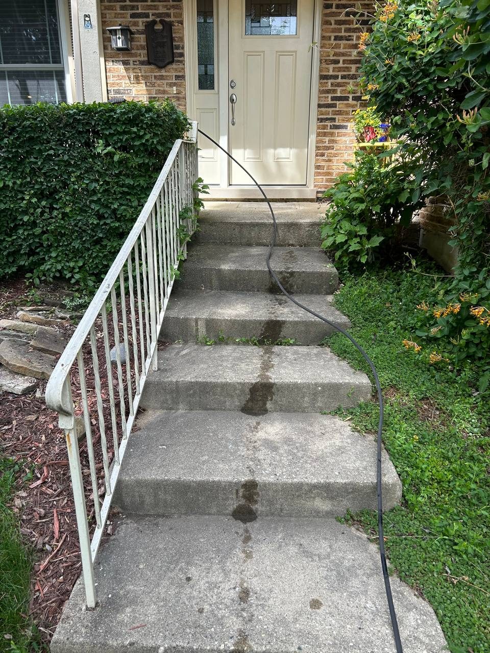 Entry steps &mdash; before