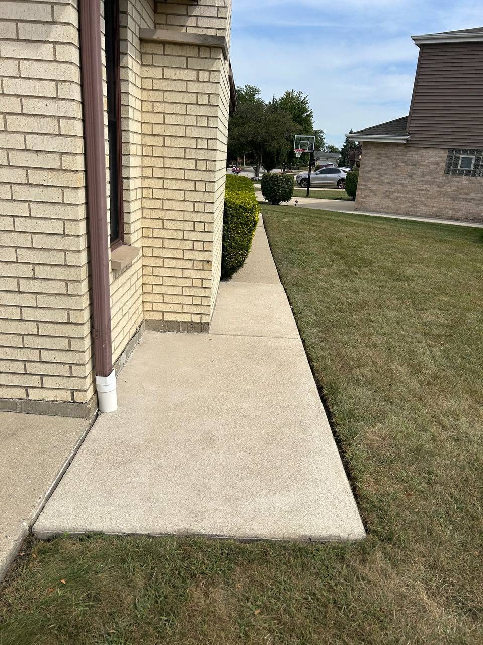 Front walkway &mdash; after